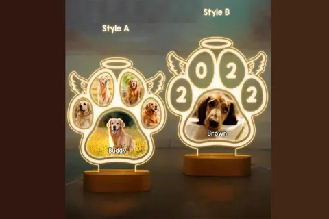 Lámpara LED Luz nocturna conmemorativa para mascotas · Fotografía 5