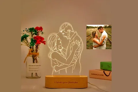 Lámpara fotográfica 3D personalizada · Fotografía 2