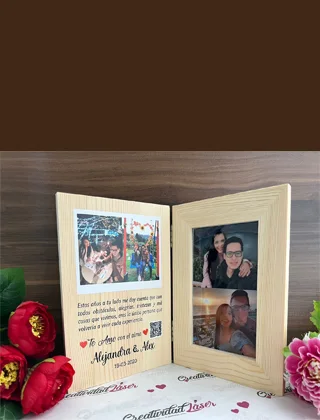 Tarjeta Libro con collage romántico · Fotografía 2
