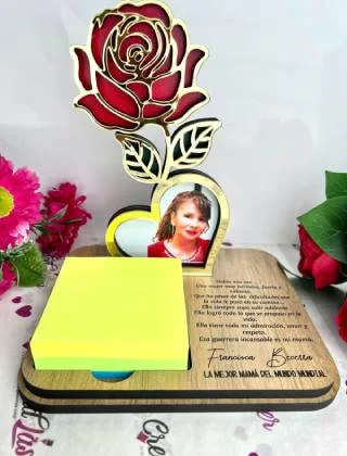 Organizador Rosa con notas