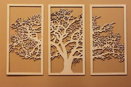 Paneles decorativos de árboles