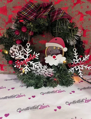 Adorno Guirnalda y adornos navideños · Fotografía 1